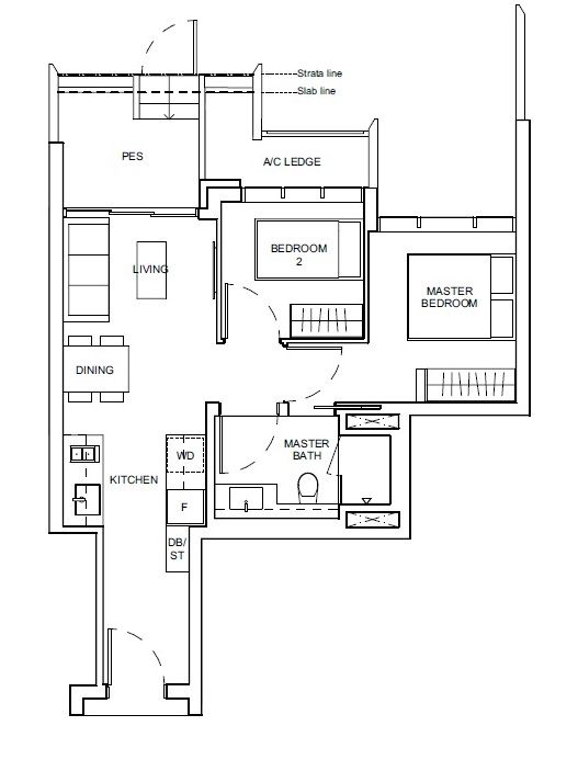 2 bedroom 2 bedroom