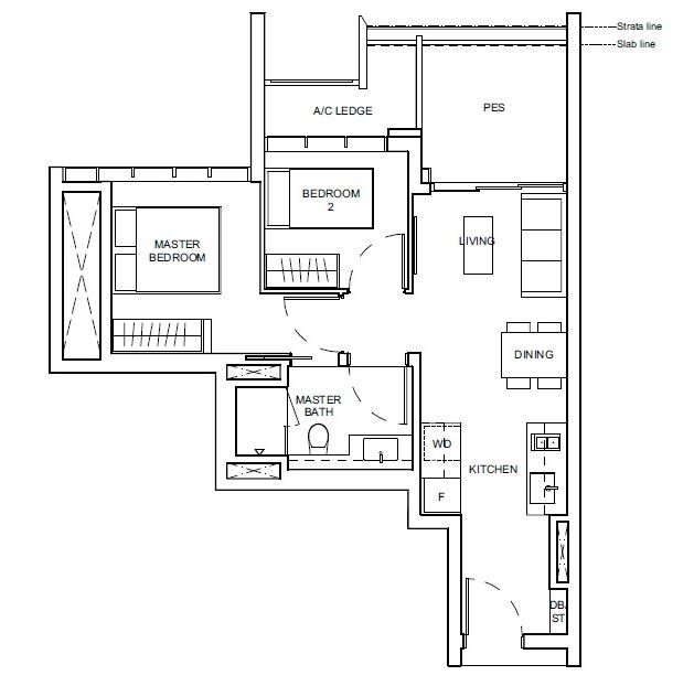 2 bedroom 2 bedroom