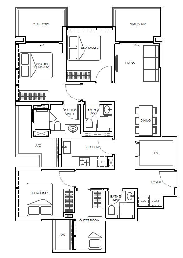 2 bedroom