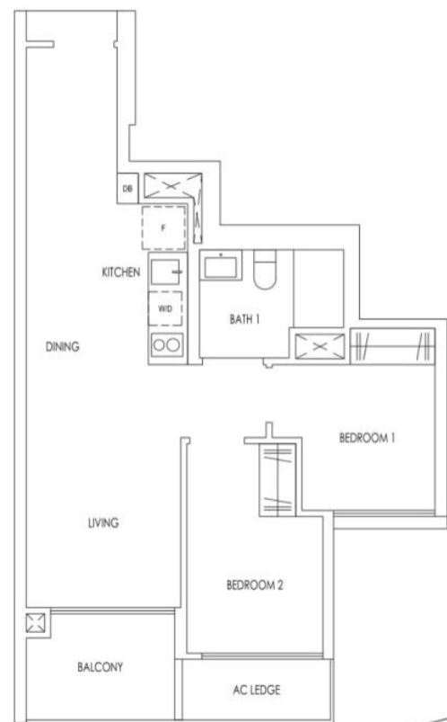 2 bedroom 2 bedroom